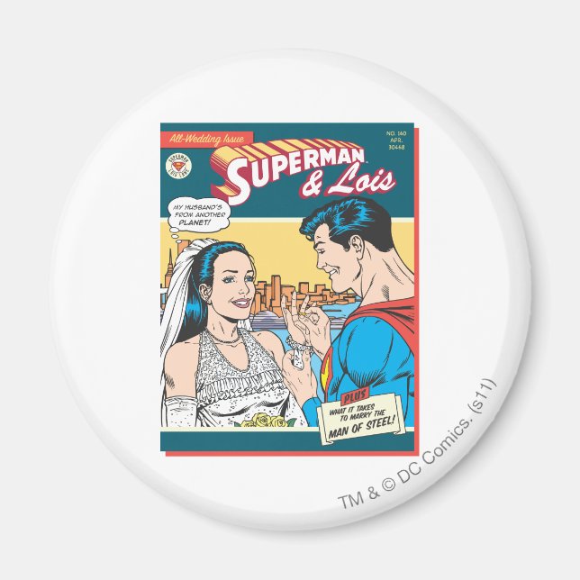 Superman and Lois Comic Magnet (Front)