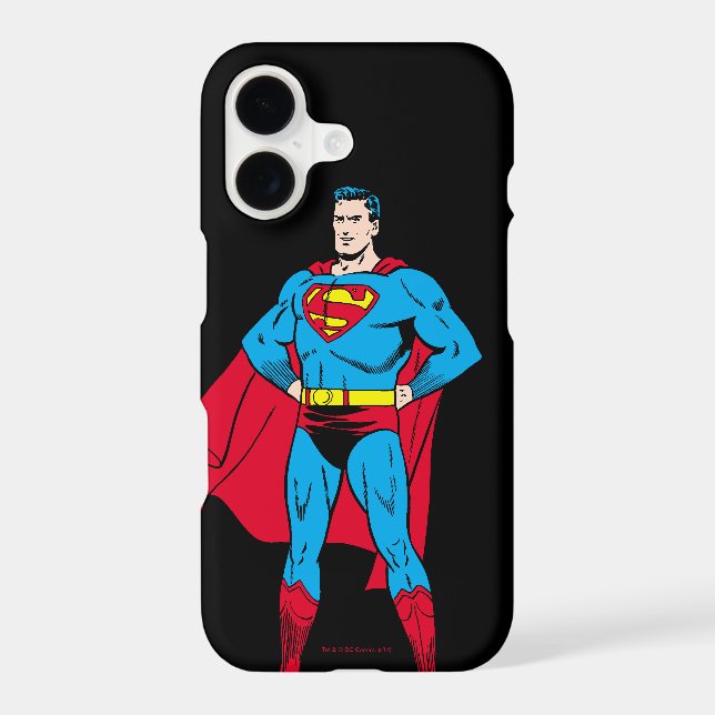 Superman Arms Folded Iphone Case (Back)