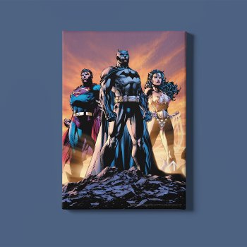 Superman  Batman  & Wonder Woman Trinity Canvas Print by wonderwoman at Zazzle
