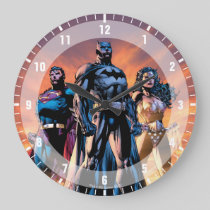 Superman, Batman, & Wonder Woman Trinity Large Clock
