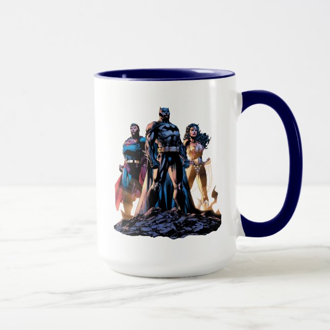 Superman, Batman, & Wonder Woman Trinity Mug (Right)