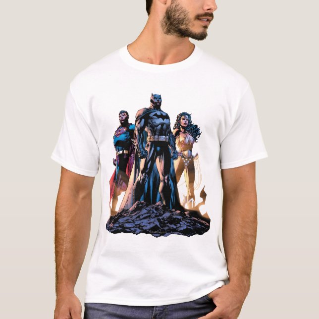 Superman, Batman, & Wonder Woman Trinity T-Shirt (Front)