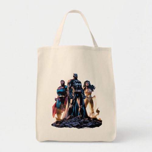 Superman Batman  Wonder Woman Trinity Tote Bag