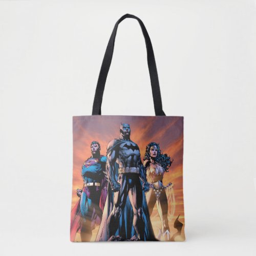 Superman Batman  Wonder Woman Trinity Tote Bag