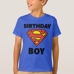 Superman | Birthday Boy - Name &amp; Age T-Shirt