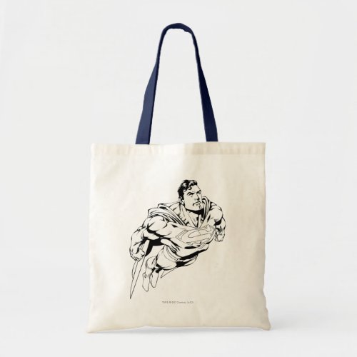 Superman Black and White 1 Tote Bag