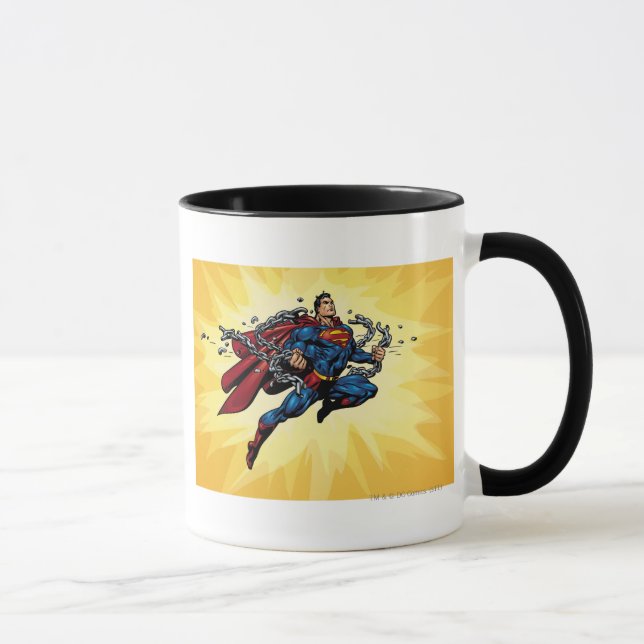 Superman breaks chains mug (Right)