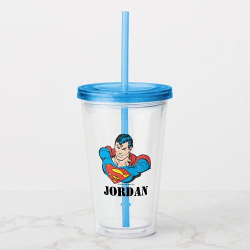 Superman Bust 2 Acrylic Tumbler