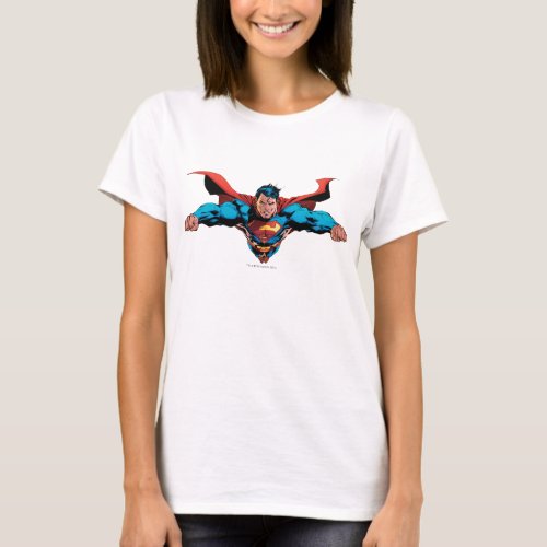 Superman cape flies T_Shirt