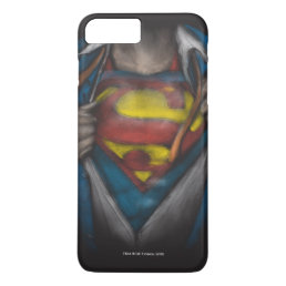 Superman | Chest Reveal Sketch Colorized iPhone 8 Plus/7 Plus Case