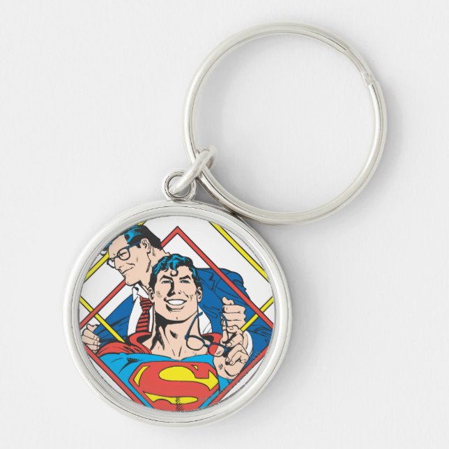 Superman/Clark Kent Keychain (Front)