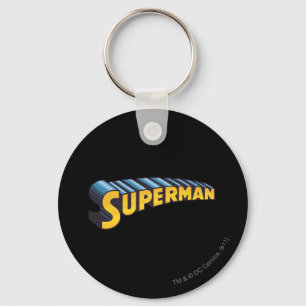 Superman   Classic Name Logo Keychain