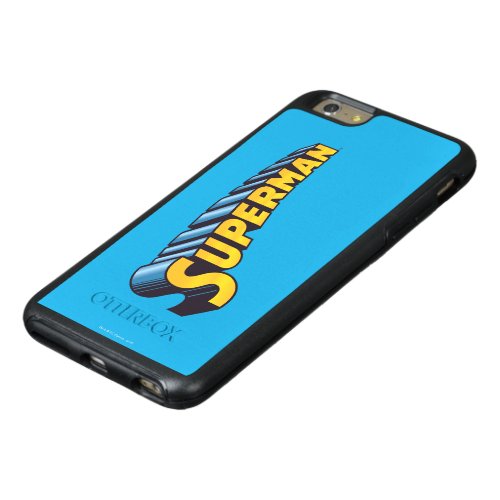 Superman  Classic Name Logo OtterBox iPhone 66s Plus Case