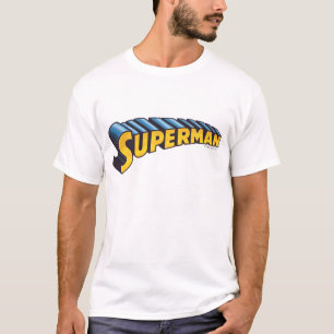 Superman   Classic Name Logo T-Shirt