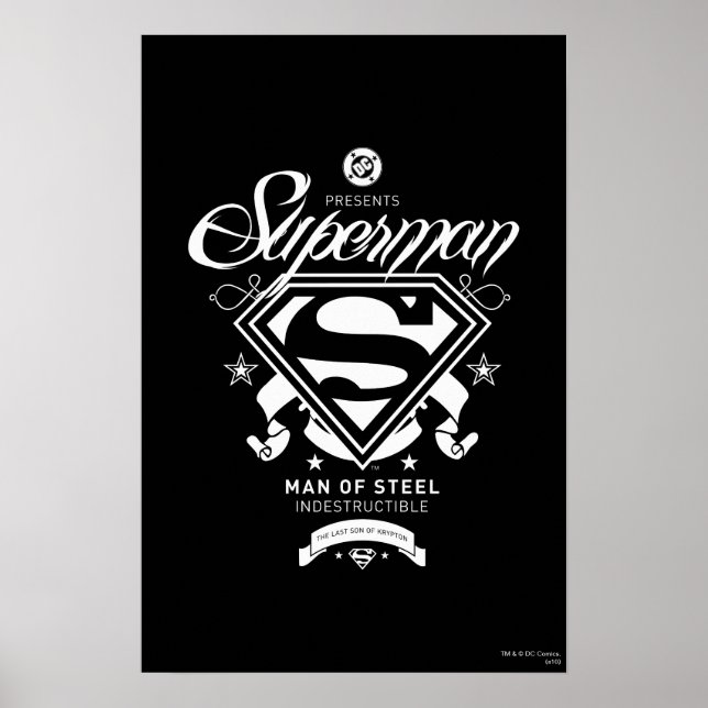 Superman Coat of Arms Poster (Front)