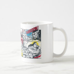 Superman Comic Book Collage Coffee Mug