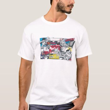 Superman Comic Book Collage T-shirt by superman at Zazzle