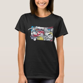 Superman Comic Book Collage T-shirt by superman at Zazzle