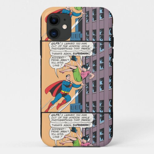 Superman Comic Panel _ Accident_Prone Lois iPhone 11 Case