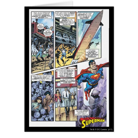Superman Comic Panel - Clark's Origins 2 (Front)