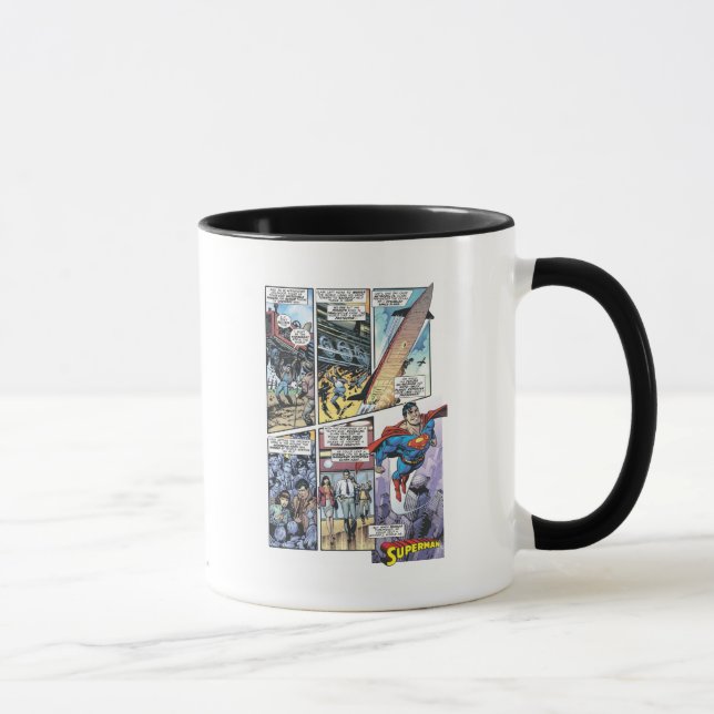 Superman Comic Panel - Clark's Origins 2 Mug (Right)