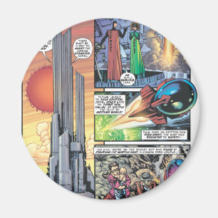 Superman Comic Panel - Clark's Origins Magnet
