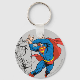 Superman Comic Panels Keychain