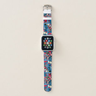 Superman Comic Pattern Apple Watch Band