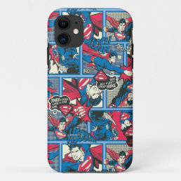 Superman Comic Pattern iPhone 11 Case