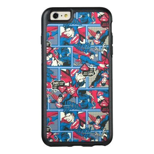 Superman Comic Pattern OtterBox iPhone 6/6s Plus Case