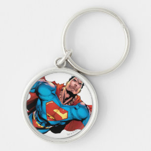 Superman Comic Style Keychain