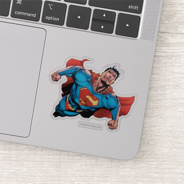 Superman Comic Style Sticker (Detail)
