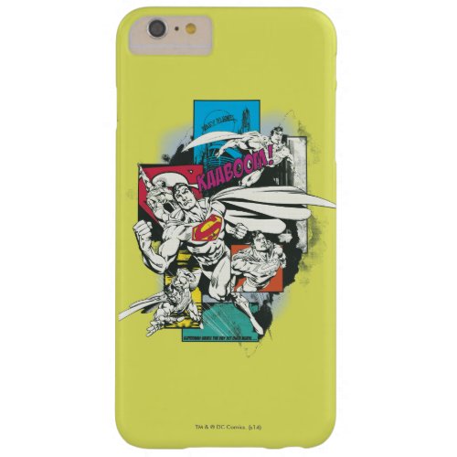 Superman Comic Yellow Barely There iPhone 6 Plus Case