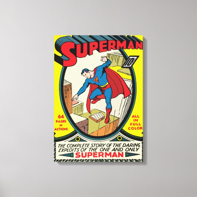 Superman (Complete Story) Canvas Print (Front)