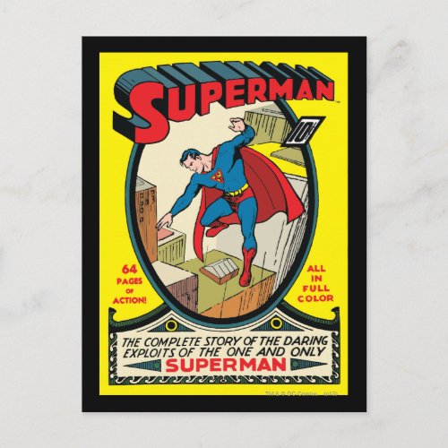 Superman Complete Story Postcard