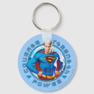 Superman Courage Strength Power Keychain