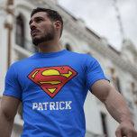 Superman | Custom Name T-Shirt<br><div class="desc">Be sure to stand out from the crowd with this super awesome custom Super t-shirt from DC Comics! Personalize by adding your own custom text.</div>