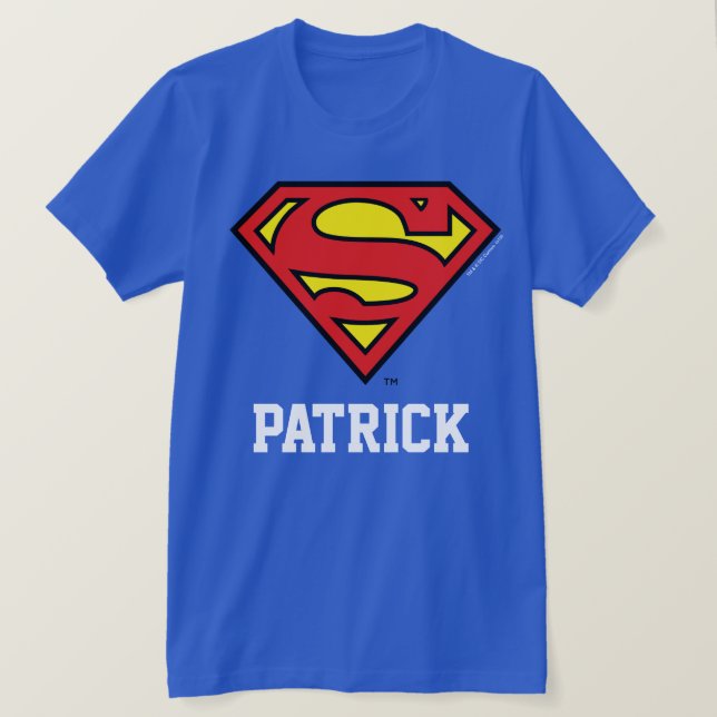 2 Sided Superman Logo | Add Your Name Men's Football Jersey | Zazzle