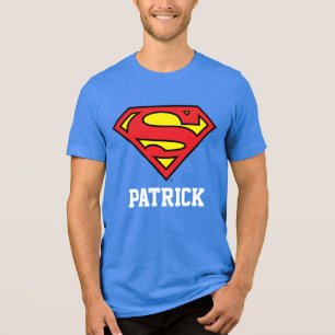 Superman   Custom Name Tri-Blend Shirt