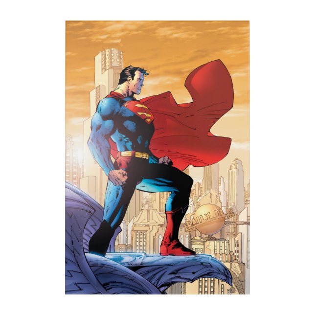 Superman Daily Planet Acrylic Print (Front)