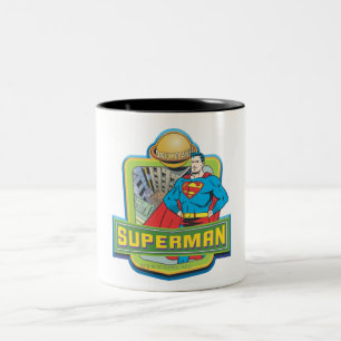Superman - Daily Planet Two-Tone Coffee Mug