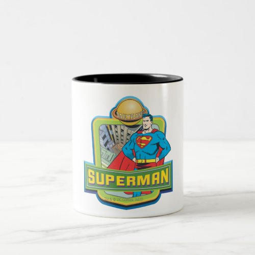 Superman _ Daily Planet Two_Tone Coffee Mug