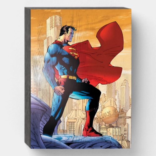 Superman Daily Planet Wooden Box Sign