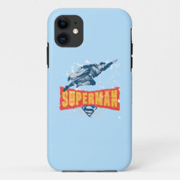 Superman distressed iPhone 11 case