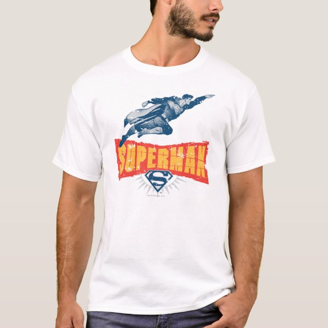 Superman distressed T-Shirt (Front)