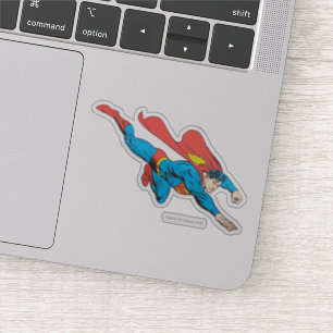 Superman Dives Right Sticker