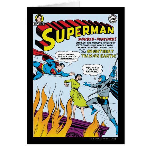 Superman (Double-Feature with Batman) Cards (Front)
