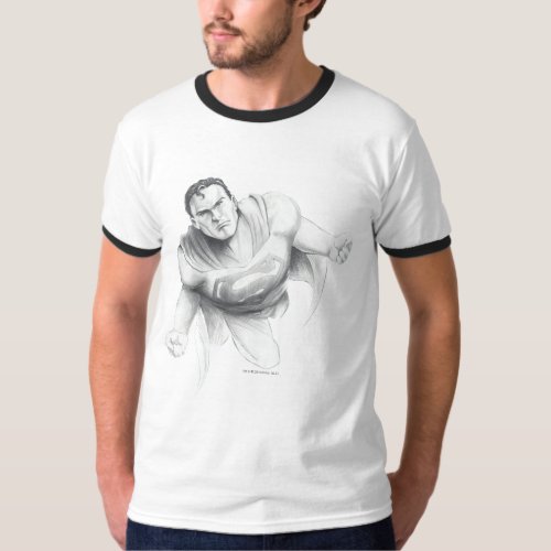 Superman Drawing T_Shirt