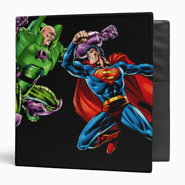 Superman Enemy 2 3 Ring Binder (Front/Inside)