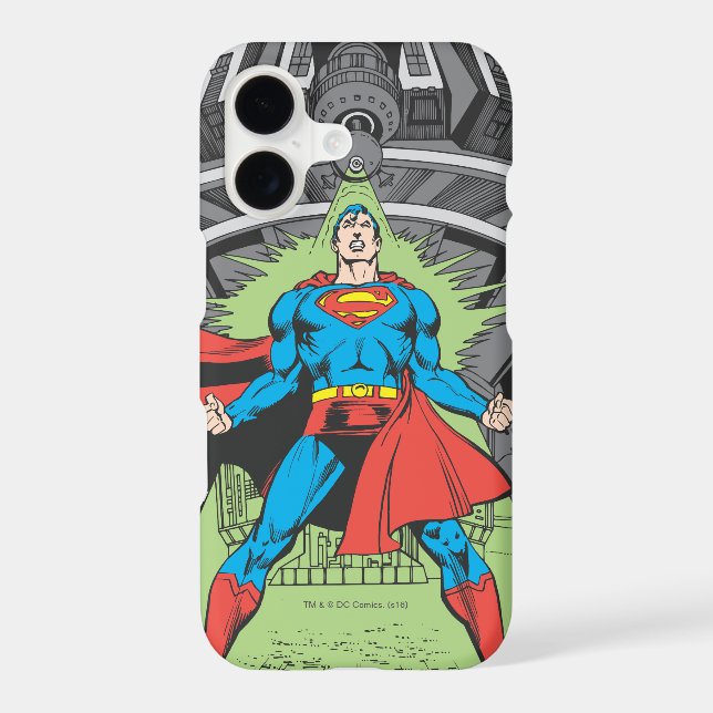 Superman Exposed to Kryptonite Iphone Case (Back)